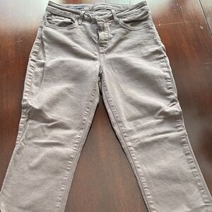 NYDJ Women's Straight Leg Jeans in Gray